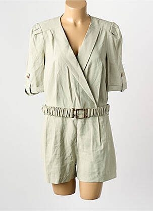 Combishort vert MORGAN femme