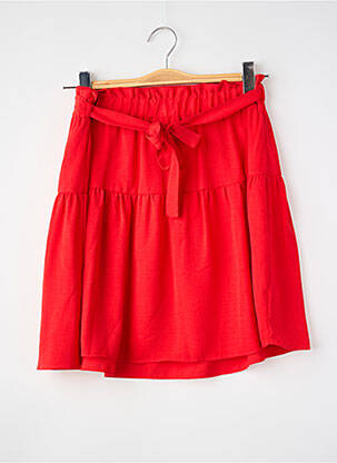 Jupe courte rouge NAF NAF femme