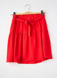 Jupe courte rouge NAF NAF femme