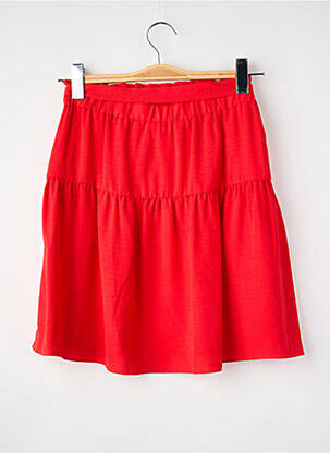Jupe courte rouge NAF NAF femme