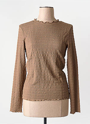 T-shirt manches longues manches longues marron VERO MODA femme