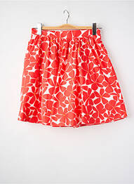 Jupe courte rouge NAF NAF femme