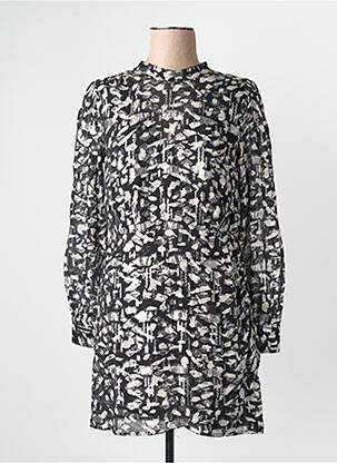 Robe longue noir MANGO femme