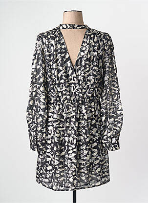 Robe longue noir MANGO femme