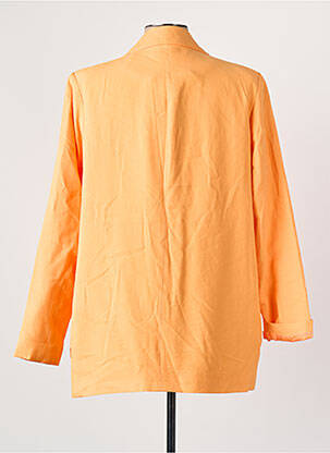 Blazer col tailleur orange VERO MODA femme