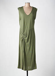 Robe courte vert LE TEMPS DES CERISES femme