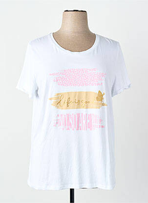 T-shirt blanc MORE & MORE femme