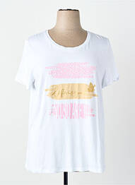T-shirt blanc MORE & MORE femme