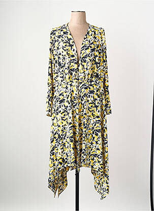 Robe courte jaune MORGAN femme
