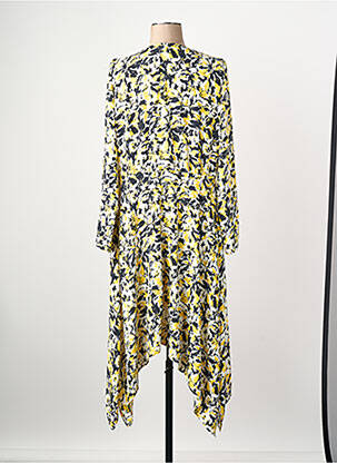 Robe courte jaune MORGAN femme