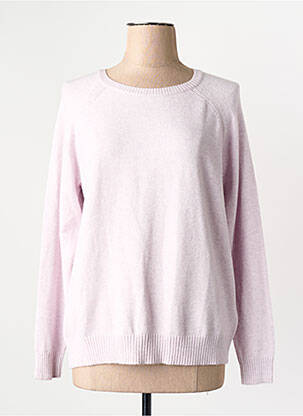 Pull coupe droite violet ONLY femme