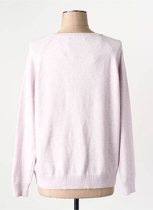 Pull coupe droite violet ONLY femme