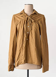 Chemisier marron YUGEN femme