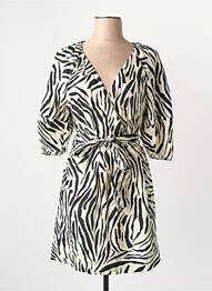 Robe courte blanc MANGO femme