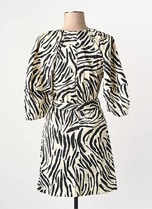 Robe courte blanc MANGO femme