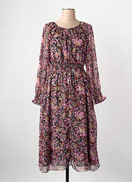 Robe longue rose MANGO femme
