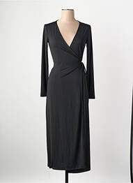 Robe longue noir MANGO femme