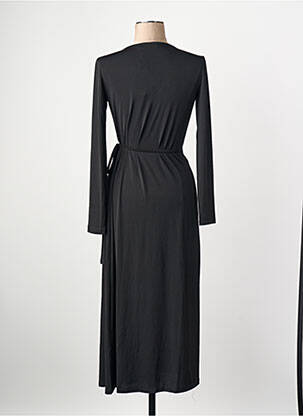 Robe longue noir MANGO femme