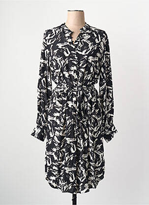 Robe longue manches longues manches longues noir VILA femme