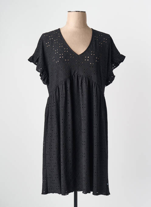 Robe courte noir LE TEMPS DES CERISES femme