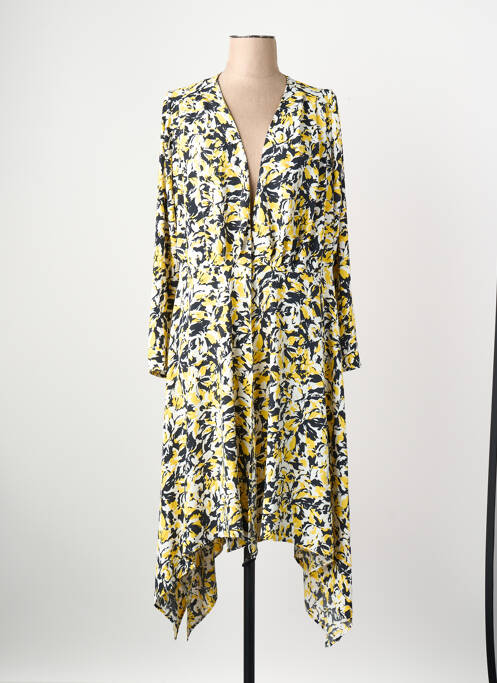 Robe courte jaune MORGAN femme