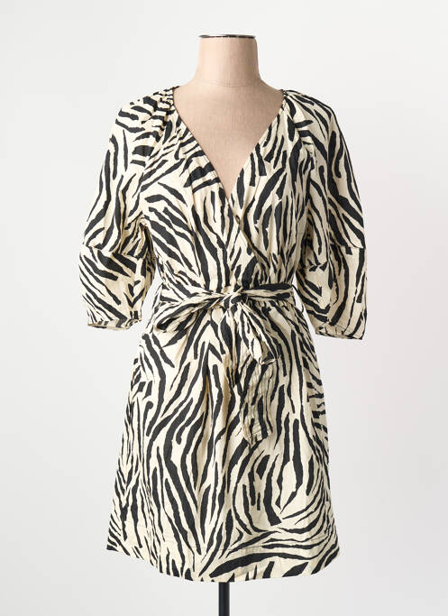 Robe courte blanc MANGO femme
