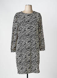 Robe courte manches longues manches longues noir CARMAKOMA femme