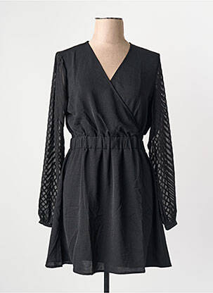 Robe longue manches longues manches longues noir ONLY femme