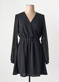 Robe longue manches longues manches longues noir ONLY femme