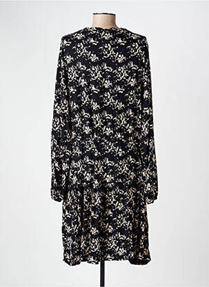 Robe mi-longue noir GARCIA femme