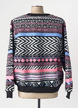 Pull col rond manches longues noir ONLY femme