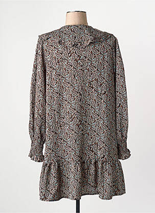 Robe courte bleu MANGO femme