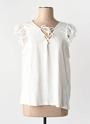 Débardeur blanc NAF NAF femme