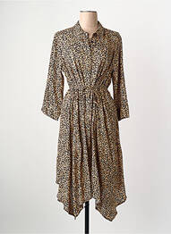 Robe longue marron LES P'TITES BOMBES femme