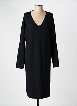 Robe pull noir JUST WOMAN femme