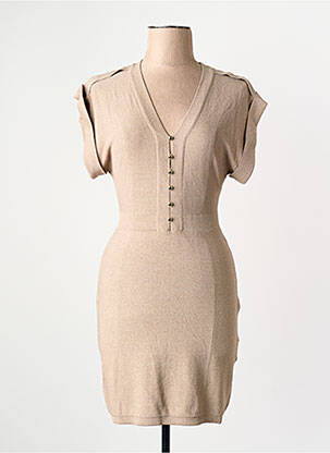 Robe courte beige MORGAN femme