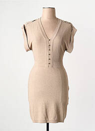 Robe courte beige MORGAN femme