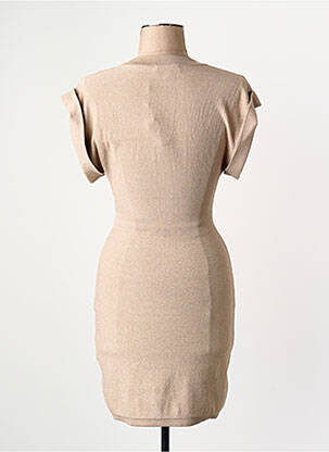 Robe courte beige MORGAN femme