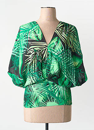 Chemisier vert ASTRID BLACK LABEL femme