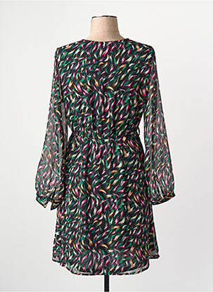Robe longue col v rose ONLY femme