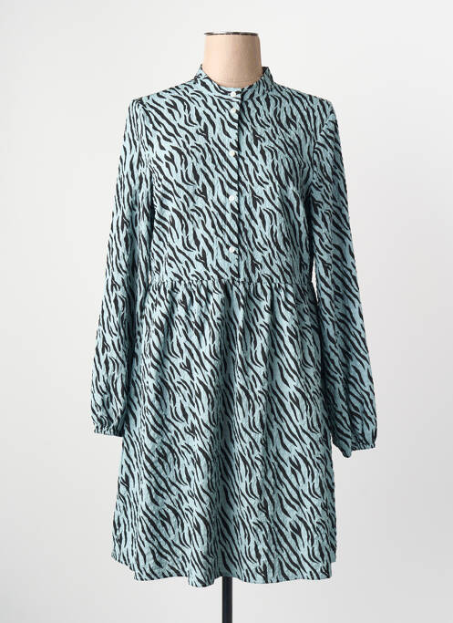 Robe longue manches longues bleu VILA femme