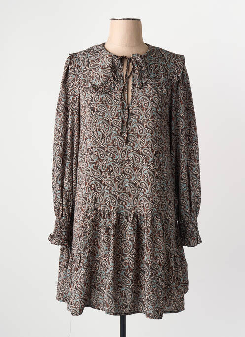 Robe courte bleu MANGO femme