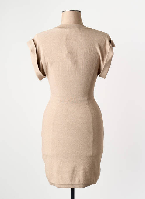 Robe courte beige MORGAN femme