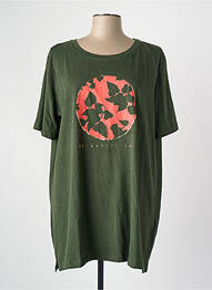 T-shirt coupe droite vert CARMAKOMA femme