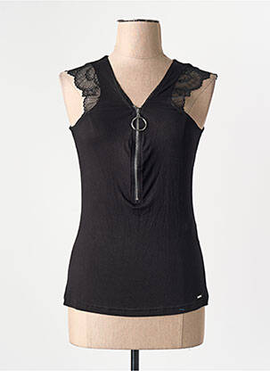 Débardeur noir MORGAN femme
