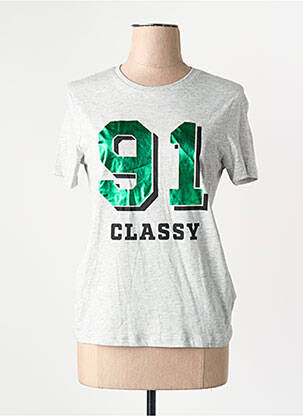 T-shirt gris ONLY femme
