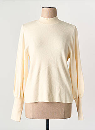 Pull col roulé beige VERO MODA femme