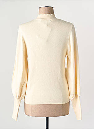 Pull col roulé beige VERO MODA femme