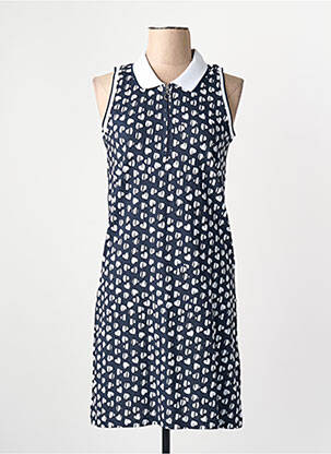 Robe courte bleu DELAHAYE femme