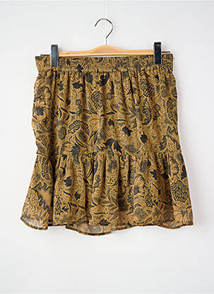 Jupe courte jaune MORGAN femme